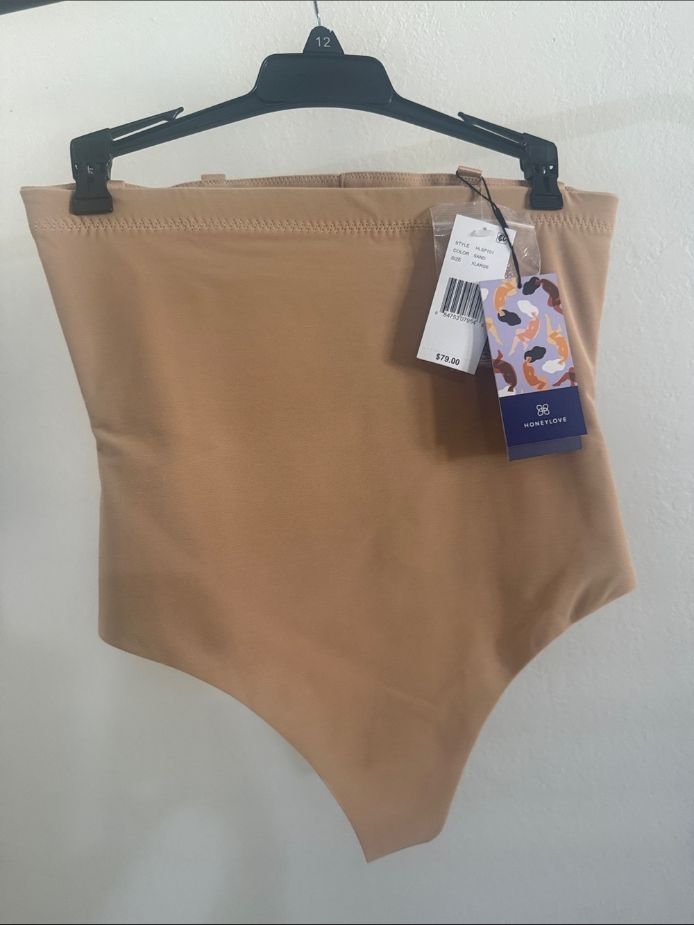 Honeylove Beige High-Waist Shaping Thong